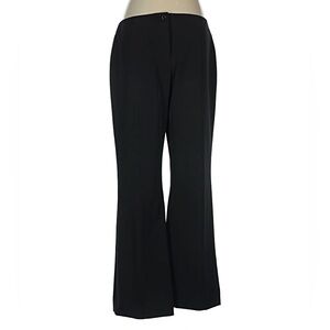 Etcetera Black Boot-Cut Dress Pants